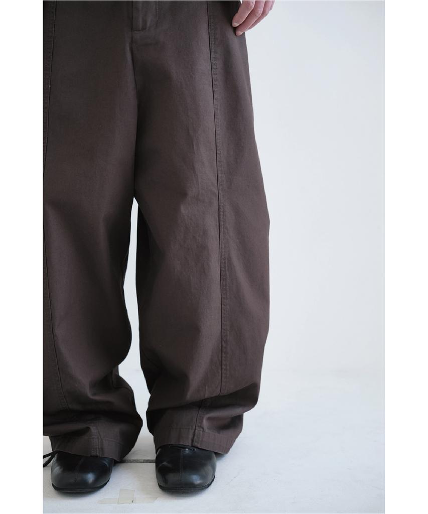Haechinglum Slump Trousers Dark Brown