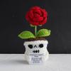 Halloween Positive Energy Knit Ghost Doll Ornament