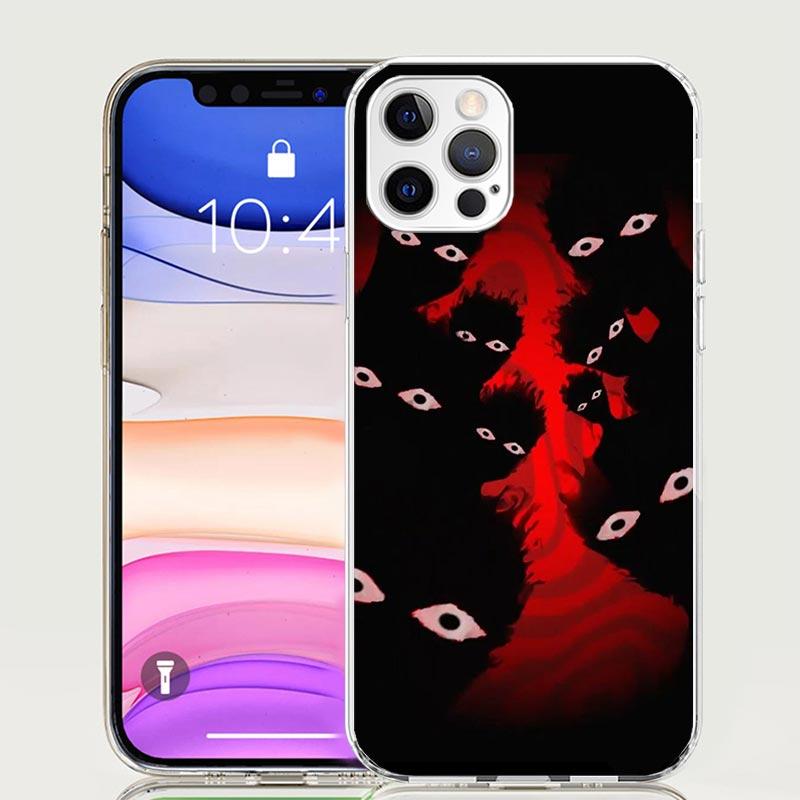 Scary Face Eyes Phone Case for Apple iPhone 17 Air 16 15 Plus 14 + 13 Mini 12 11 Pro Max 7 8 SE 16Max Soft Shell Cover Coque 17