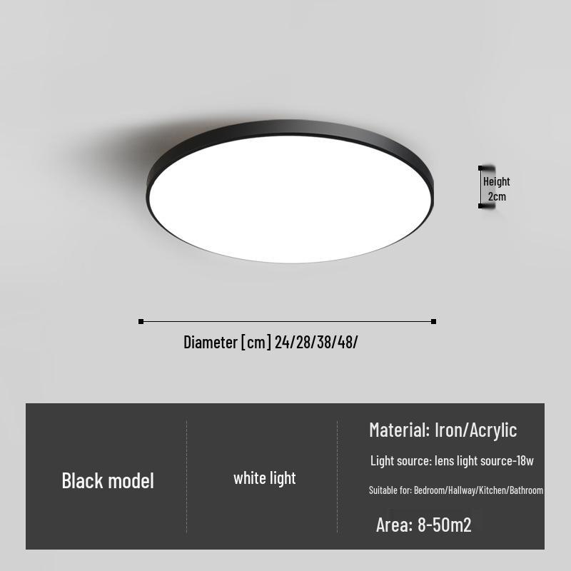 Waterproof, Mosquito-Resistant LED Ceiling Lamp for Bathroom, Balcony, and Stairwell
