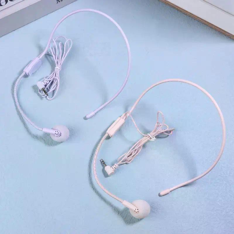 1Pcs Wired Head-Mounted Microphone; 3.5mm Portable Mic for Speeches and Lectures