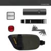 ENLEE Bicycle Saddle Rear Tail Bag, Mountain Road Bike Waterproof Trailer Seat Cushion Bag Quick Release Tool Riding Bag