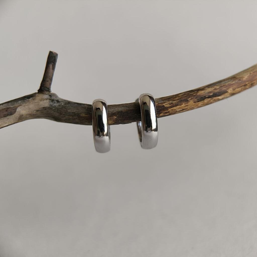Silver Earrings Without Stones (2187370)