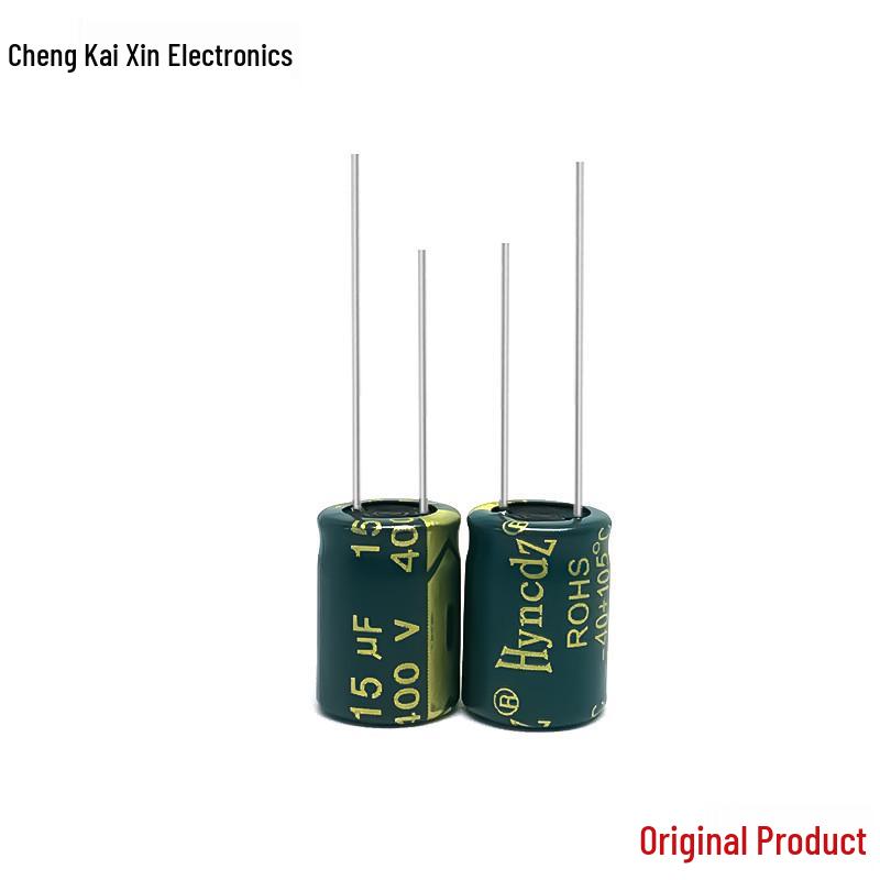 Original Genuine High-Frequency 400V 15µF Aluminum Electrolytic Capacitor (10x13) - Large Stock Available
