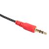 3.5mm 2 Male 1 Female Jack Plug to Audio Mic Headset Splitter Adapter