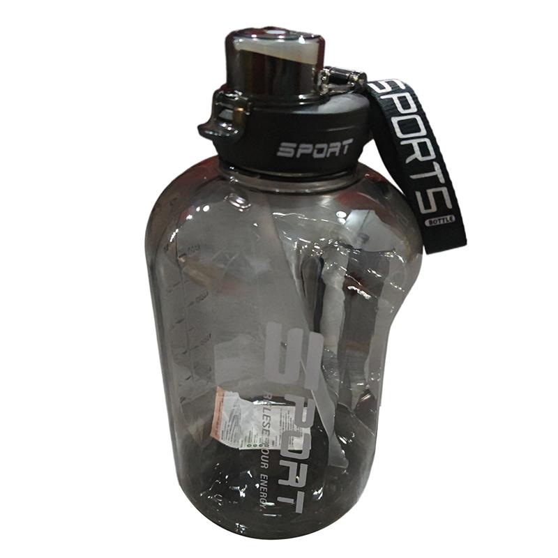 Sticlă de apă cu capacitate mare de 2500/1700 ml, cu capac de paie, ceainic de apă pentru gimnastică sportivă, pentru camping, călătorii, sticle de băut fără Bpa