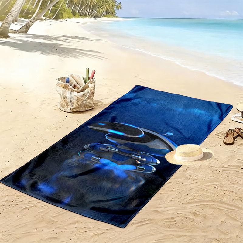 Asciugamano da Spiaggia ASTRO BOT, Asciugamano Grande Morbido ad Asciugatura Rapida per Spiaggia Campeggio Nuoto