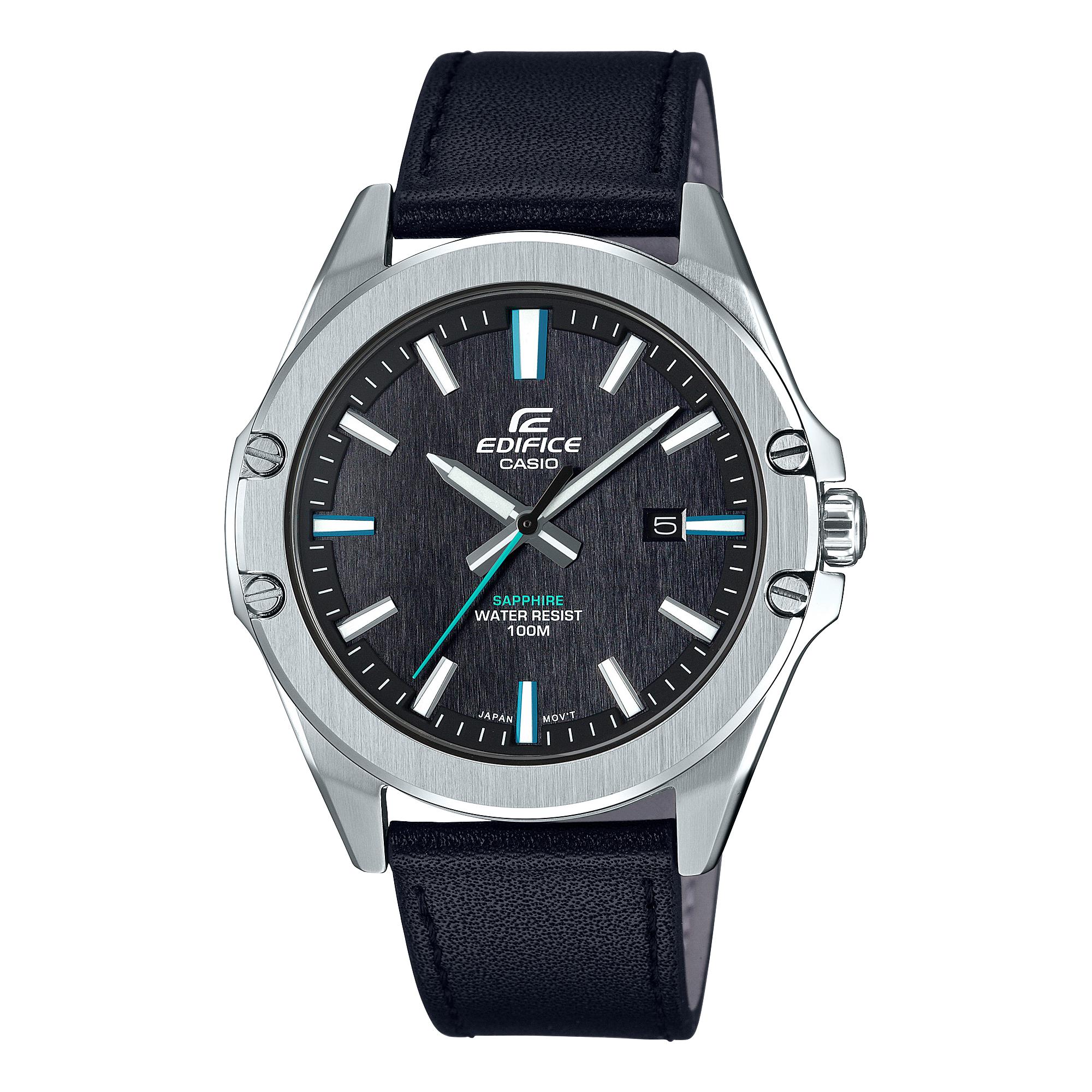 

Casio Edifice Men s Analog Quartz Watch EFR-S107YL-1AV чёрный