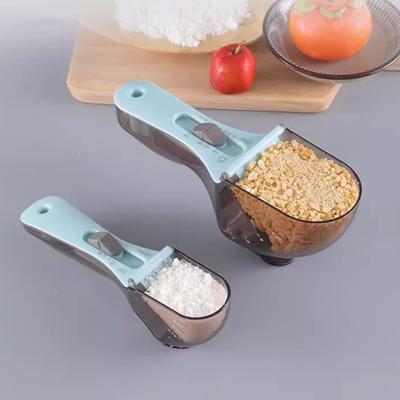 Adjustable Measuring Spoon Set Battery-Free Magnetic Cups Spoons Accurate 5ml-130ml Measurements Gadget