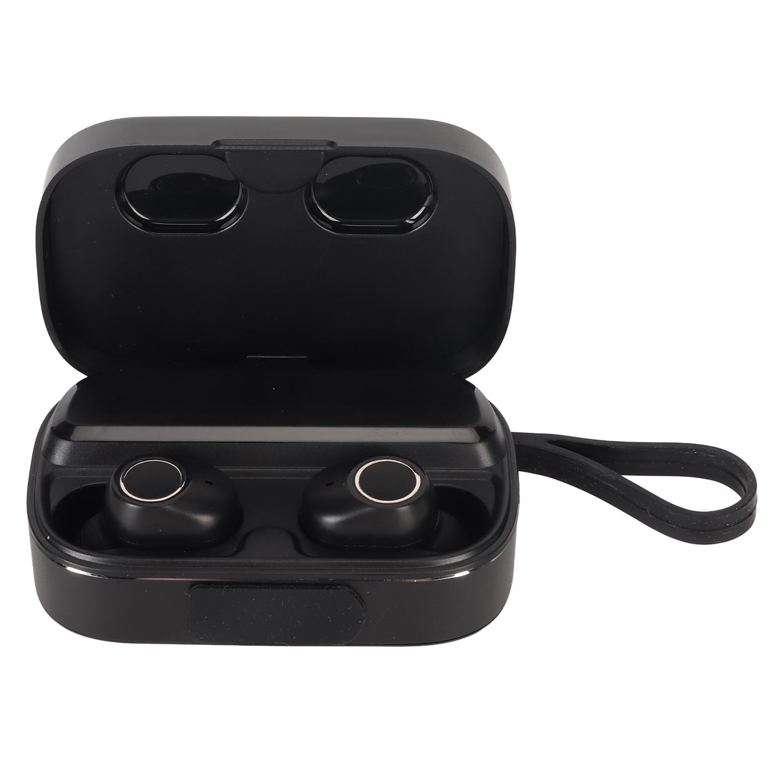 

Bluetooth-наушники, стерео, IPX7, водонепроницаемые, мощные басы, беспроводные наушники с зеркальным цифровым дисплеем чёрный