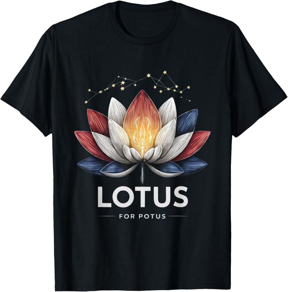 

Kamala Harris 2024 Lotus for Potus President Election New T-Shirt Unisex T-Shirt M