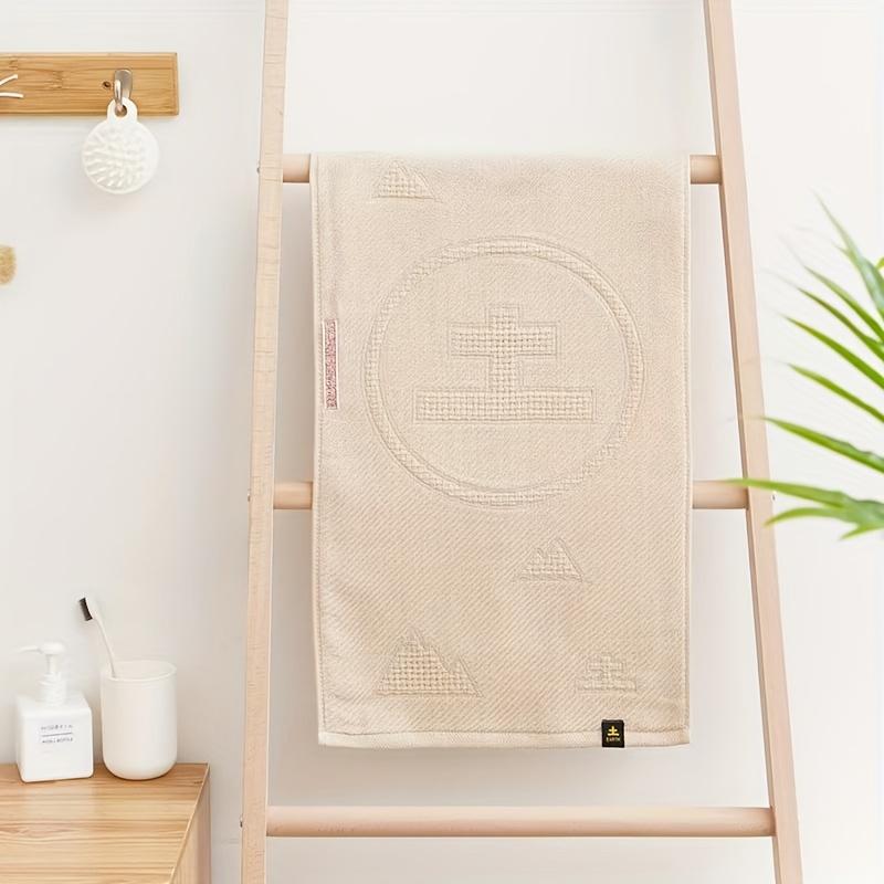 5pcs of Golden Wood Water Fire Soil, Chinese Five Elements, 100% pure Cotton quick drying, soft Chinese element towel set Suitable for washing face,