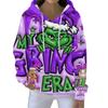 Christmas Hoodies For Women Funny Cute Printed Holiday Sweatshirt Winter Oversized Pullover Tops