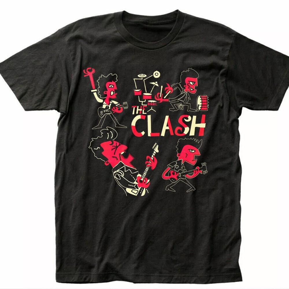Rare The Clash Men Black All Size 9D213 Unisex T-Shirt