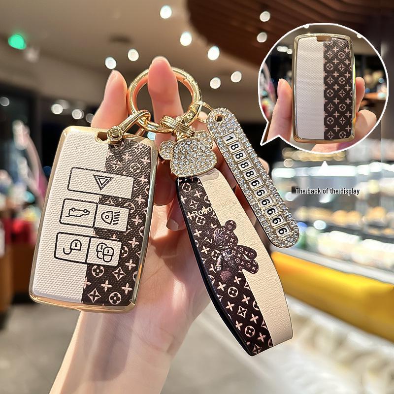 Kompatybilny z pokrowcami na klucze i brelokami do Land Rover, Range Rover Evoque, Discovery 4 Sport, Jaguar XEL, XFL i XJL.