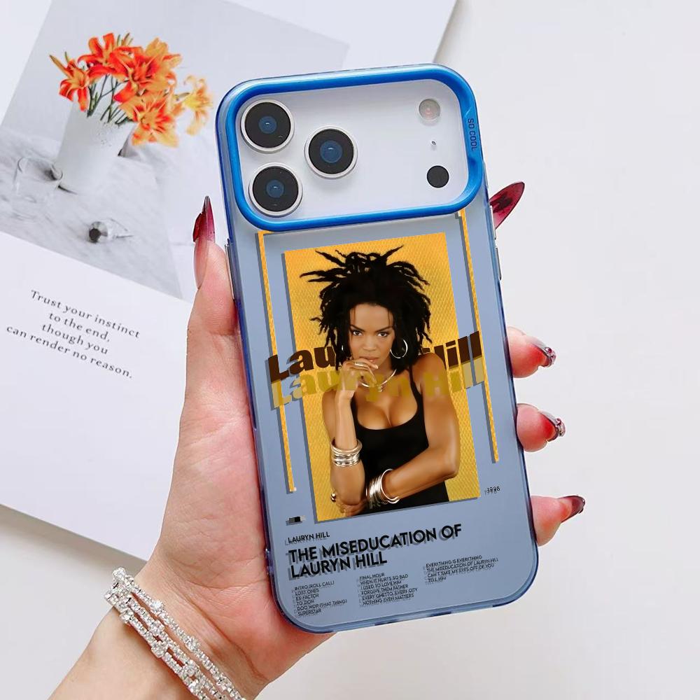 

L-LaurynS H-HillS Phone Case For iPhone 17 16 15 14 13 12 11 Pro Max Air Matte Laser Aurora Shockproof Funda iPhone 13