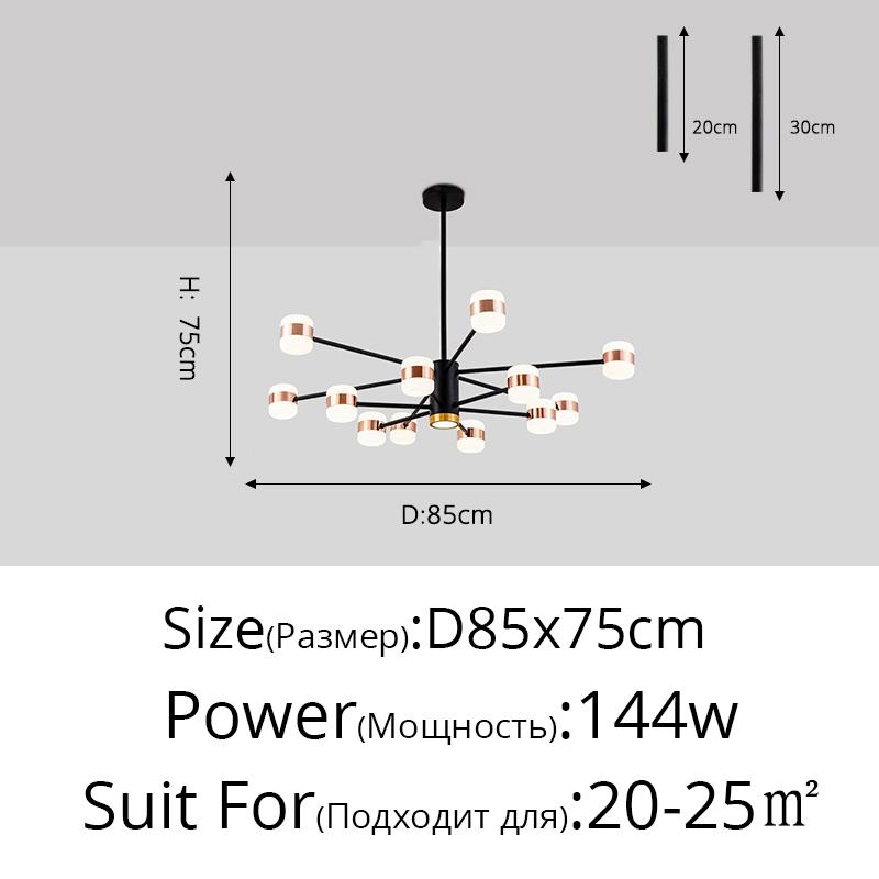 Simplicity New Chandeliers for Dining Living Room Kitchen Foyer Villa Gallery Office Bedroom Bar Indoor Home Hanging Lights