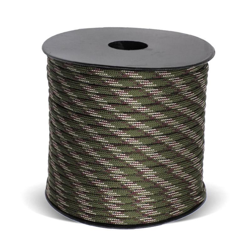 50 Meter Long Spool Mounted 4mm 9 Core Umbrella Rope Outdoor Camping Emergency Survival Rope Tent Awning Rope Windproof Rope