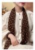 Smart Polka Dot Silk Scarf: Luxury Georgette Mulberry Shawl for Women - Spring/Summer Multifunctional Accessory