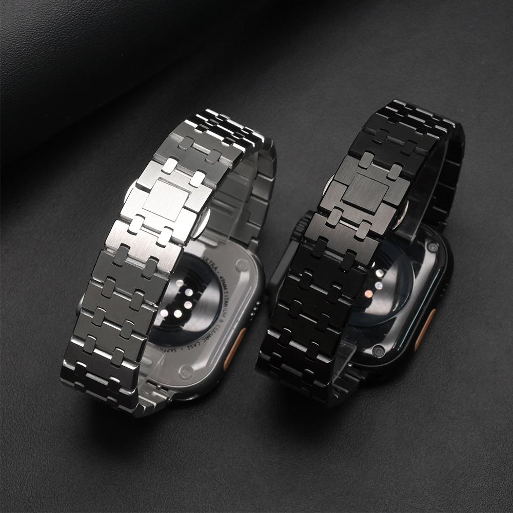 Stainless Steel Strap for Apple Watch Ultra3 49mm 46mm 44mm 45mm 41 40mm 38 42mm Metal Bracelet for Iwatch 11 10 9 8 7 6 5 SE3 4