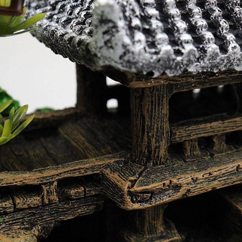 Decorazioni per Acquari Serbatoi per Pesci Grandi Ornamento Decorazione Paesaggistica per Acquari Accessori per Serbatoi per Pesci per Nascondigli a Forma di Grotta