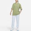 Jordan Logo Round Neck Pullover Short Sleeve Drop Shoulder T-Shirt Women T-Shirt Olive-Green DM5308-399