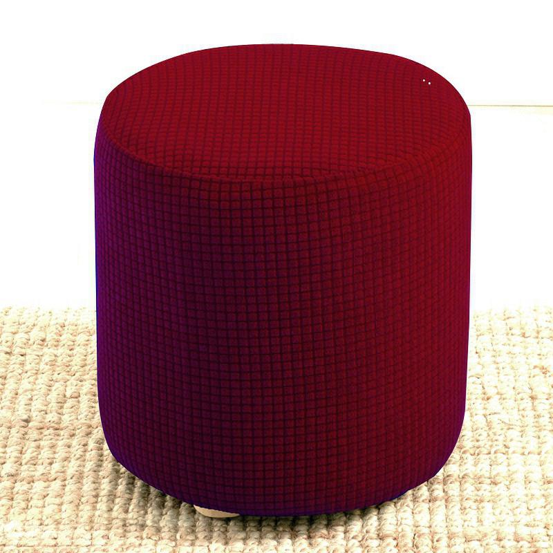 Stool Seat Cover Fashion Footstool Cover Footstool Seat Protector Home Decor Comfortable Touch Stretch Stool Slipcover