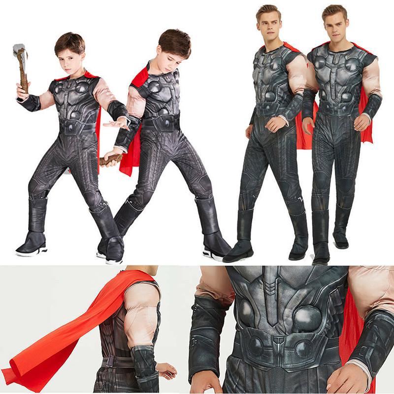 Avengers Endgame Thor Superhero Costume For Adults With Exquisite Workmanship And Breathable Material