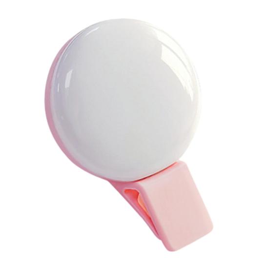 LED-Aufhelllicht mit Clip, wiederaufladbar, einstellbare Helligkeit, für Telefon, Tablet, Laptop, Selfie, Videokonferenz, Live-Streaming, Fotografie, Aufhelllampe