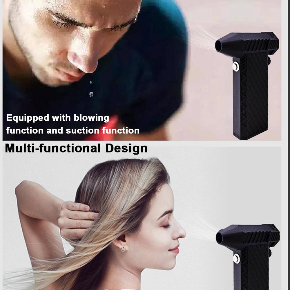 Ruční proudový ventilátor s bezkomutátorovým motorem 110 000 ot./min. Turboventilátor 180 W Vysoce výkonný ventilátor na stlačený vzduch