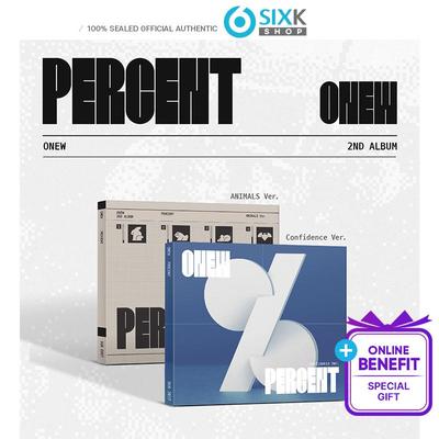 ONEW() - 2nd Album [Percent] Digipack Ver. (+Online Benefit)
