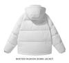 Men's 2025 Winter Thickened Hooded Down Jacket, Mid-Length, Fashionable Style for Couples