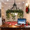 2025 Christmas Artificial Greenery Garland Christmas Olive Vines Pine Dense Garland for Xmas Fireplace Home Decoration