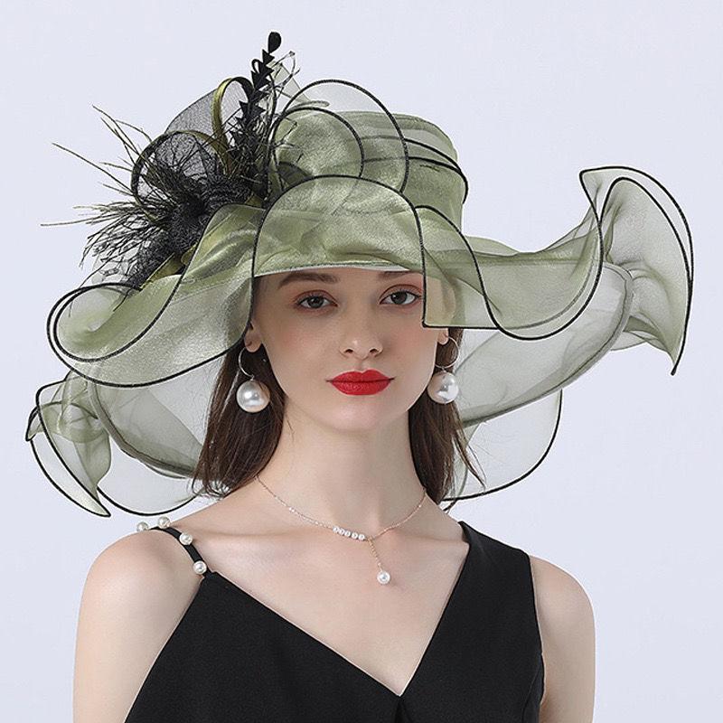 Easy To Match Personalized Fashion Sun Hat, Travel Wavy Edge Big Eaves Hat, Early Summer Travel Hat