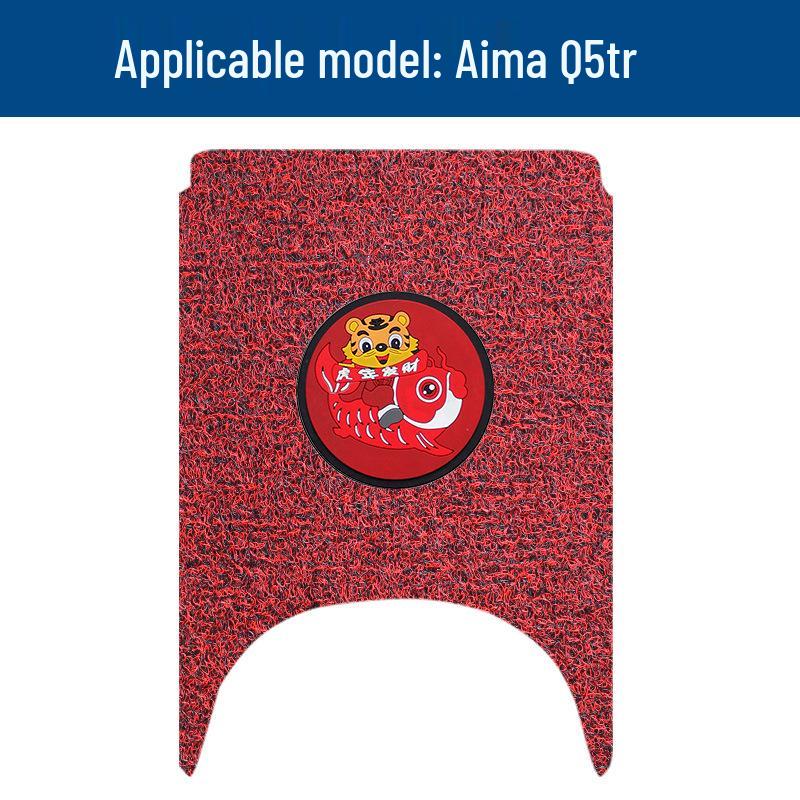 Non-slip Waterproof Foot Mats for Aima Q5tr Electric Scooter/Bike - Dirt & Wear Resistant Pedals