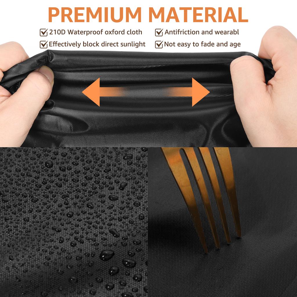 Patio Hanging Swing Cover 210D Oxford Cloth Outdoor Garden Waterproof Heavy Duty Protector Porch Swing Cover