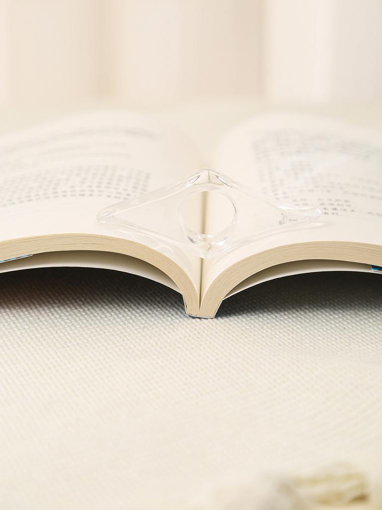 ElegantAcrylic Thumb Book Holder Press Bookmark Reading Aid for Books