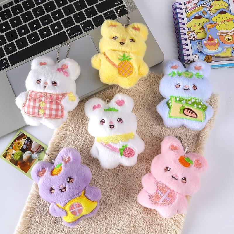 Cute Plush Cat Doll Pendant Girl Backpack Doll Pendant Couple Bag Keychain Decorative Gift