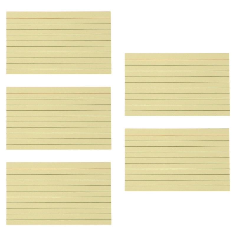 250Sheets Colorful Note Paper 3x5Inch Wide Lined for Writing Noting Journaling Study Card Note Cards Pocket Notecards