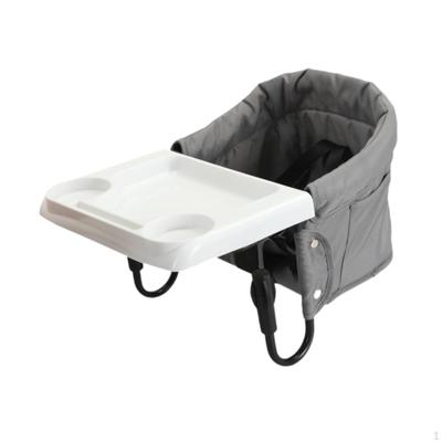 Folding Hook On High Chair Clip Table Compact Portable Removable Dining Tray, for