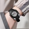 3D Cat-ear Men Women Watches Kids Sports Electronic Watches for Girls and Boys Student Waterproof LED Digital Wristwatch Gifts
