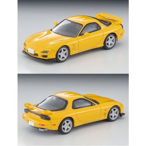 Tomytec Tomica Limited Vintage Neo LV-N267d Mazda RX-7 Type R Bathurst R (Yellow) 2001 Model, Completed