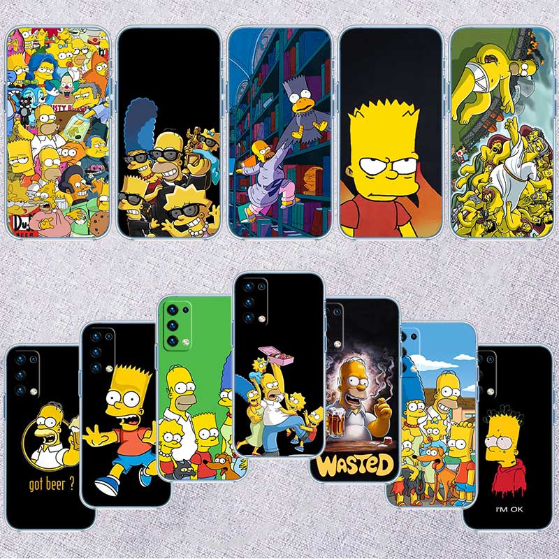 RE53 S-Simpsons Transparente Handyhülle für LG K22 K30 K40 K40S K41 K42 K50 K50S K51 K51S K52 K61 K62 K71 K92 Q60 Q61 V40 V50 V60