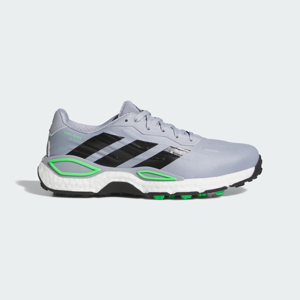 adidas CODECHAOS 27 SPIKELESS GOLF KI5736 Men's Performance Sports Shoes Halo Silver / Core Black / Screaming Green