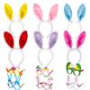 6/12Pcs Set Party Decorations Easter Glasses Headbands  Stage Performance Headdress