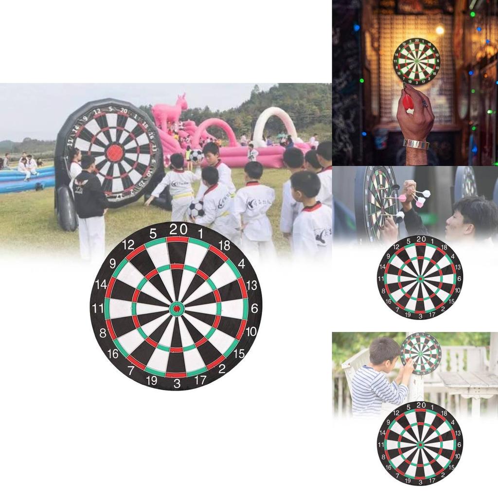 Durable 17 Inch Dartboard Set With High-quality Fiberglass Design For Outdoor Games