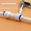 2Pcs 3/8inch Push To Connect Check Valves Straight Quick Connect Check Valves for Water Reverse Osmosis System Enduring