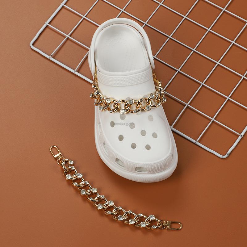 2026 Catene Donna Scarpe Designer Charms Acrilico Strass Charms Decorazione Scarpe DIY Staccabile Accessori Scarpe