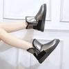Flat Waterproof Leather Ladies Shoes Round Toe Plush Warm Booties 2025 New In Chic and Elegant Winter Novelty Women's Snow Boots