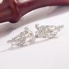 Elegant Wing Crystals Earrings Craft Of Copper For Long Time Use And Stylish Appeal